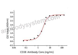 [Antibodysystem] Recombinant Human CD38/ADPRC 1 Protein, C-His (Active)