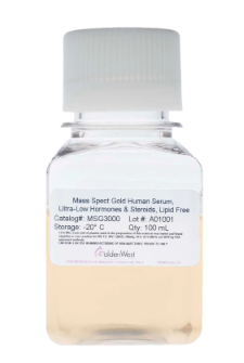 [GoldenWest] Mass Spect Gold Human Serum, Ultra-Low Hormones & Steroids, Lipid Free